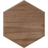 ONE BY ONE MINI HEX DARK OAK MAT 11,8X10,2 GAT.1 (P.82865)