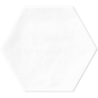 HEX PLAIN WHITE MAT 23X27  GAT.1 (P.83053)
