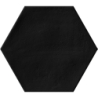 HEX PLAIN BLACK MAT 23X27 GAT.1 (P.83057)