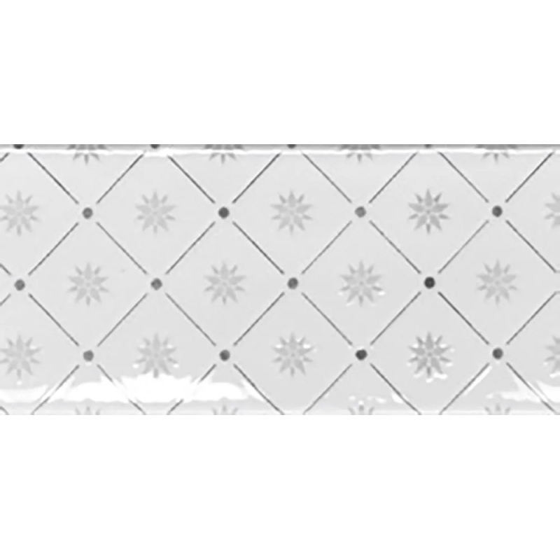 OCEAN DECOR WHITE & BLACK MIX POŁYSK 7,5X15 GAT.1 (P.83369)