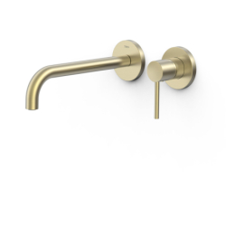 Elementy zewnętrzne do podtynkowego korpusu baterii umywalkowej STUDY złoty cava TRES 26230022CA