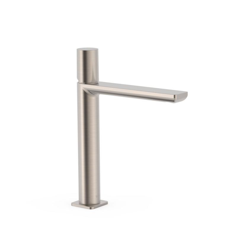 Wysoka bateria jednouchwytowa umywalkowa LOFT stal TRES 20020304AC