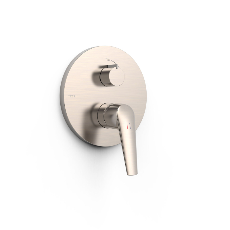 Elementy zewnętrzne do podtynkowego korpusu 2-drożnego RAPID-BOX stal TRES 28128110AC