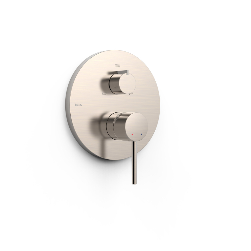 Elementy zewnętrzne do podtynkowego korpusu 3-drożnego RAPID-BOX stal TRES 26227310AC