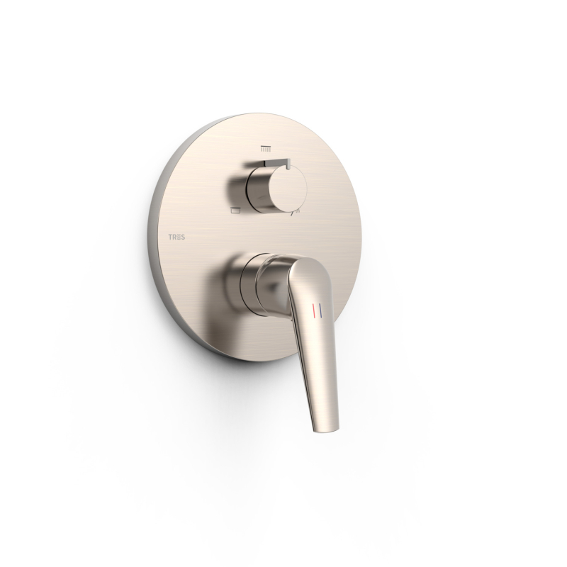 Elementy zewnętrzne do podtynkowego korpusu 3-drożnego RAPID-BOX stal TRES 28127310AC