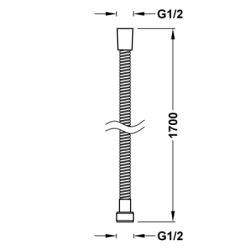 Metalowy wąż stal TRES 9134830053