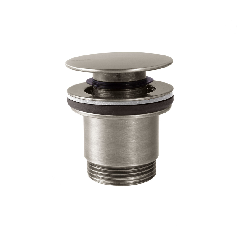 Click-clack Simple-rapid do umywalki z opcją zawsze otwartą stal TRES 24284010AC