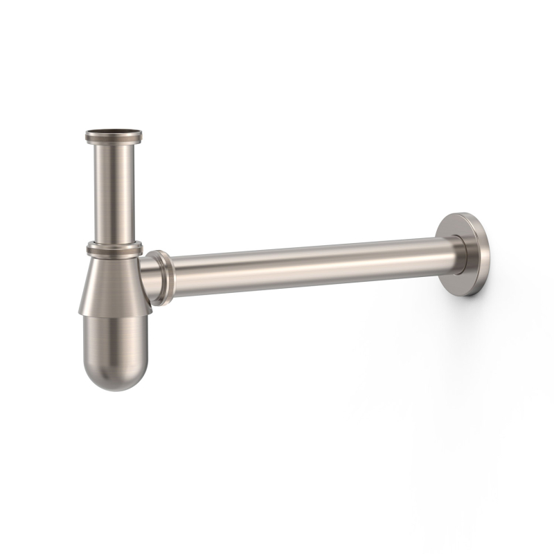 Syfon teleskopowy typu butelka do umywalki z możliwością rewizji stal TRES 03463430AC