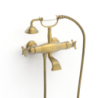 Bateria termostatyczna naścienna wannowa i prysznicowa TRES CLASIC mosiądz antyczny matowy TRES 24217609LM