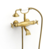 Bateria termostatyczna naścienna wannowa i prysznicowa TRES CLASIC mosiądz antyczny TRES 24217609LV