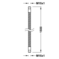 Metalowy wąż mosiądz antyczny TRES 9134731051