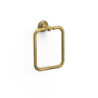 Haczyk na ręcznik w formie kwadratowego pierścienia mosiądz antyczny TRES 5246360951