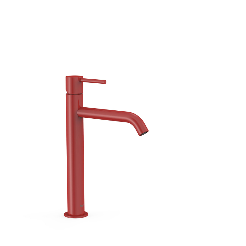 Wysoka bateria jednouchwytowa umywalkowa STUDY czerwień TRES 26230701TRO