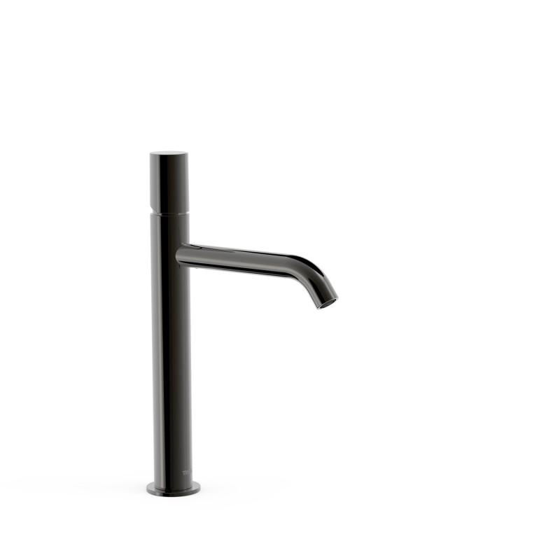 Wysoka bateria jednouchwytowa umywalkowa STUDY czerń metalizowana TRES 26130701KM