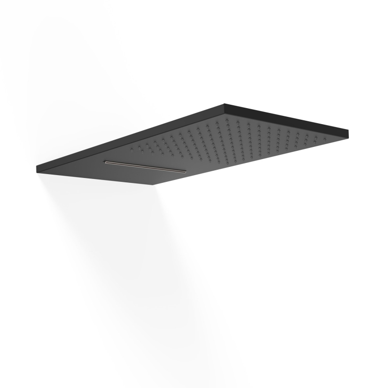 Deszczownica naścienna czerń matowa TRES 29990301NM