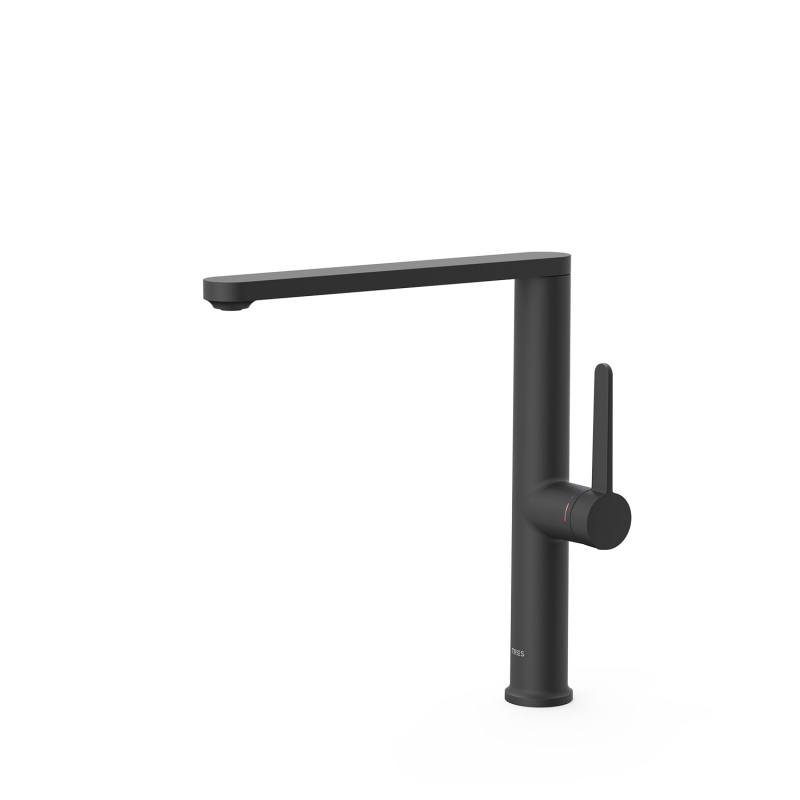 Bateria jednouchwytowa kuchenna czerń matowa TRES 23044002NM