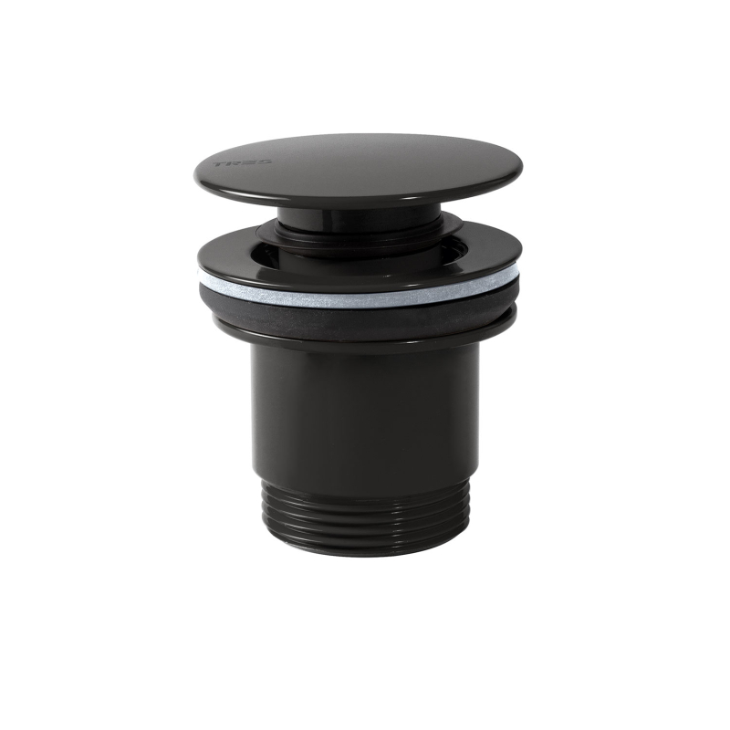 Click-clack Simple-rapid do umywalki czerń TRES 24284001NE