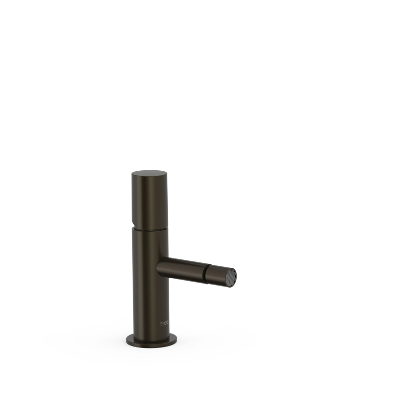 Bateria jednouchwytowa do bidetu STUDY czarny brąz TRES 06112001KMB