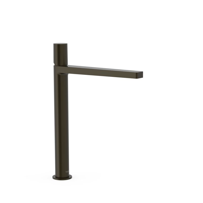 Bateria jednouchwytowa umywalkowa XXL PROJECT-TRES czarny brąz TRES 21180302KMB