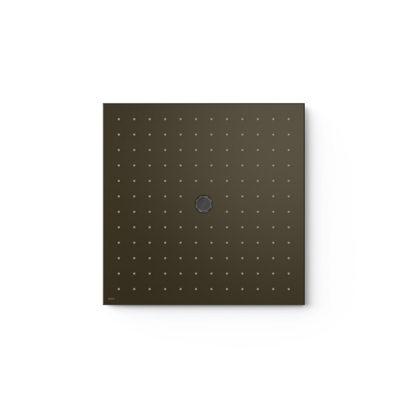 Deszczownica podtynkowa sufitowa czarny brąz TRES 13495102KMB