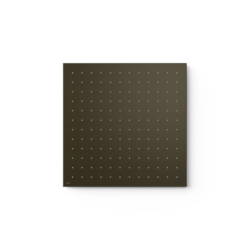 Deszczownica podtynkowa sufitowa czarny brąz TRES 13495101KMB