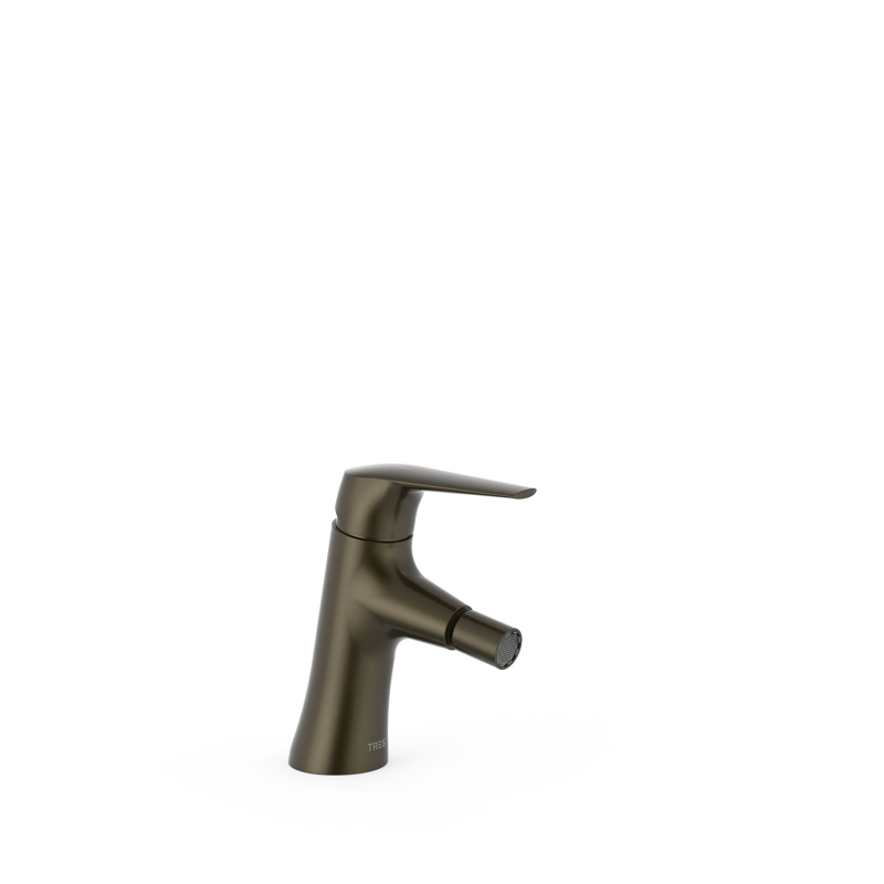 Bateria jednouchwytowa do bidetu FUJI czarny brąz TRES 28112001KMB