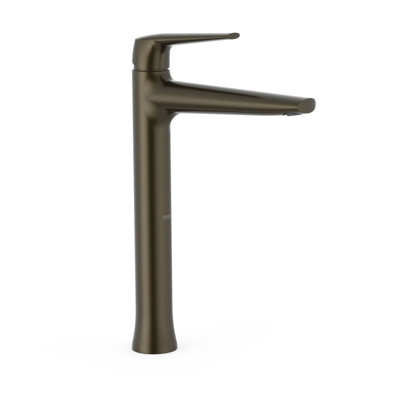 Bateria jednouchwytowa umywalkowa XXL FUJI czarny brąz TRES 28180301KMB