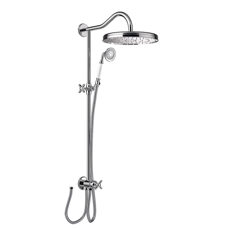 Zestaw drążka prysznicowego przystosowany do każdej baterii TRES CLASIC chrom TRES 24247601