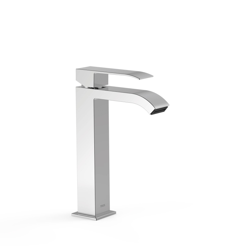 Wysoka bateria jednouchwytowa umywalkowa-0 CUADRO chrom TRES 661001
