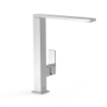 Wysoka bateria jednouchwytowa umywalkowa z boczną dźwignią-0 CUADRO chrom TRES 648501