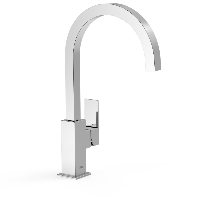 Bateria jednouchwytowa XXL umywalkowa z boczną dźwignią CUADRO chrom TRES 106607