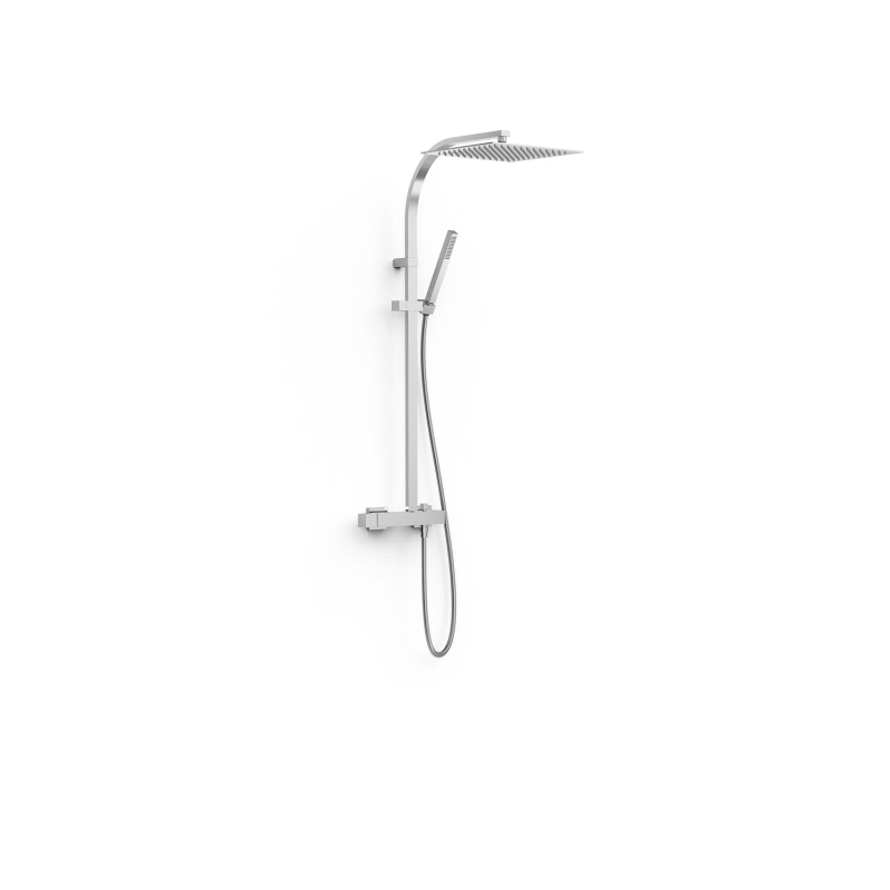 Zestaw baterii jednouchwytowej naściennej 2-drożnej prysznicowej-0 CUADRO chrom TRES 719102