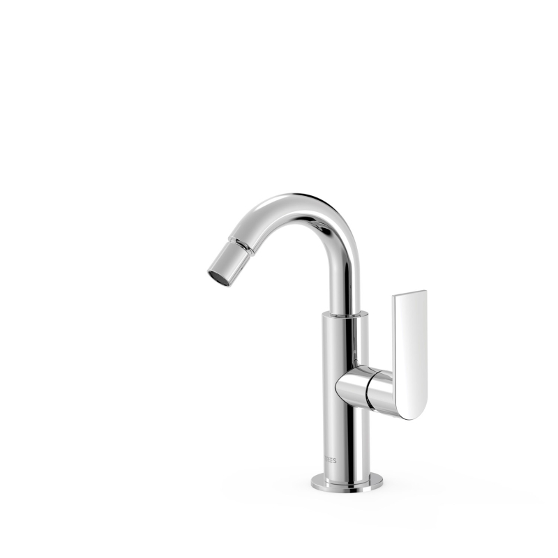 Bateria jednouchwytowa do bidetu z boczną dźwignią LOFT chrom TRES 20022401