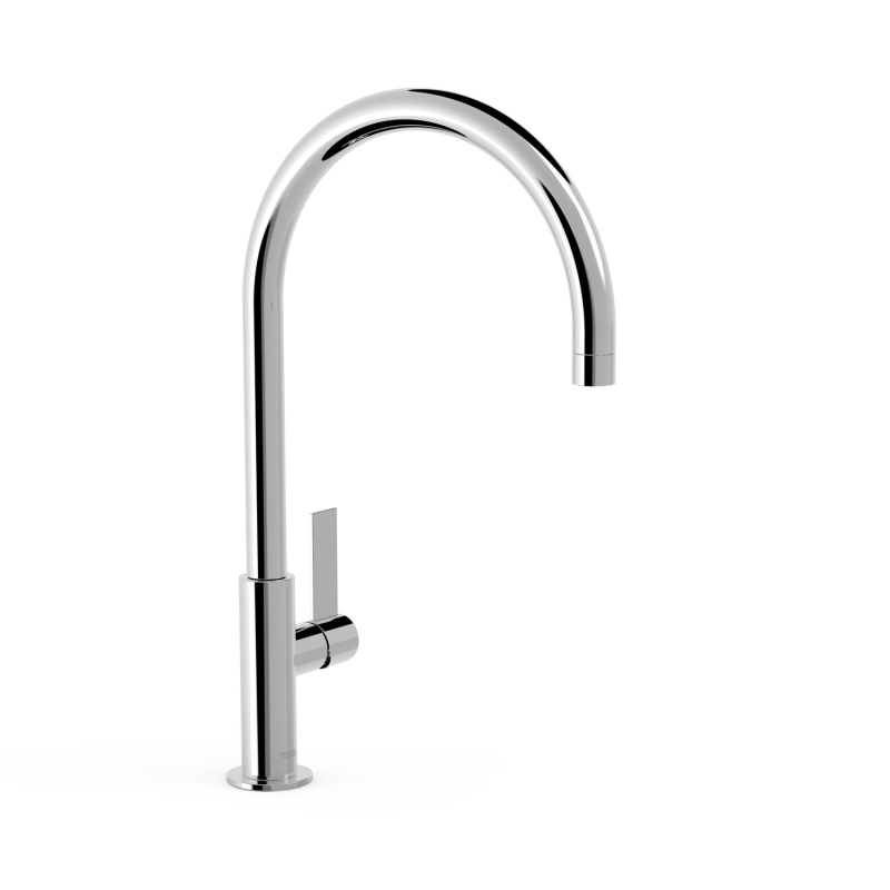 Bateria jednouchwytowa XXL umywalkowa z boczną dźwignią PROJECT-TRES chrom TRES 21190601