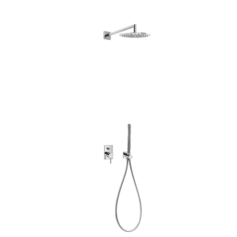 Zestaw baterii jednouchwytowej podtynkowej 2-drożnej prysznicowej- MAX chrom TRES 6298001