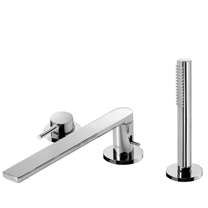 Bateria jednouchwytowa z montażem na krawędzi wanny- MAX chrom TRES 6216102