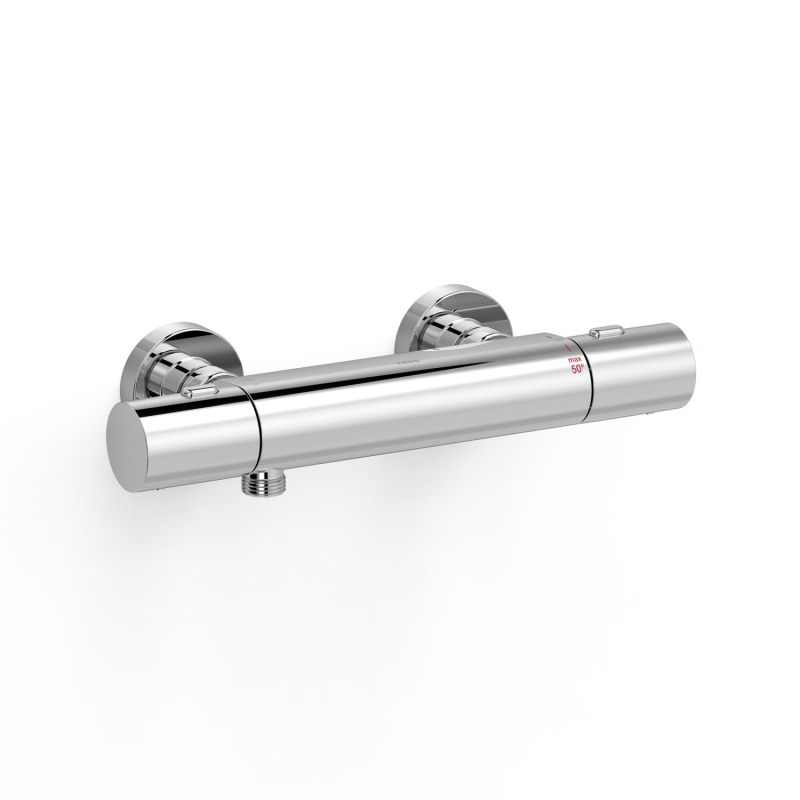 Bateria termostatyczna naścienna prysznicowa OVER-WALL chrom TRES 19016401