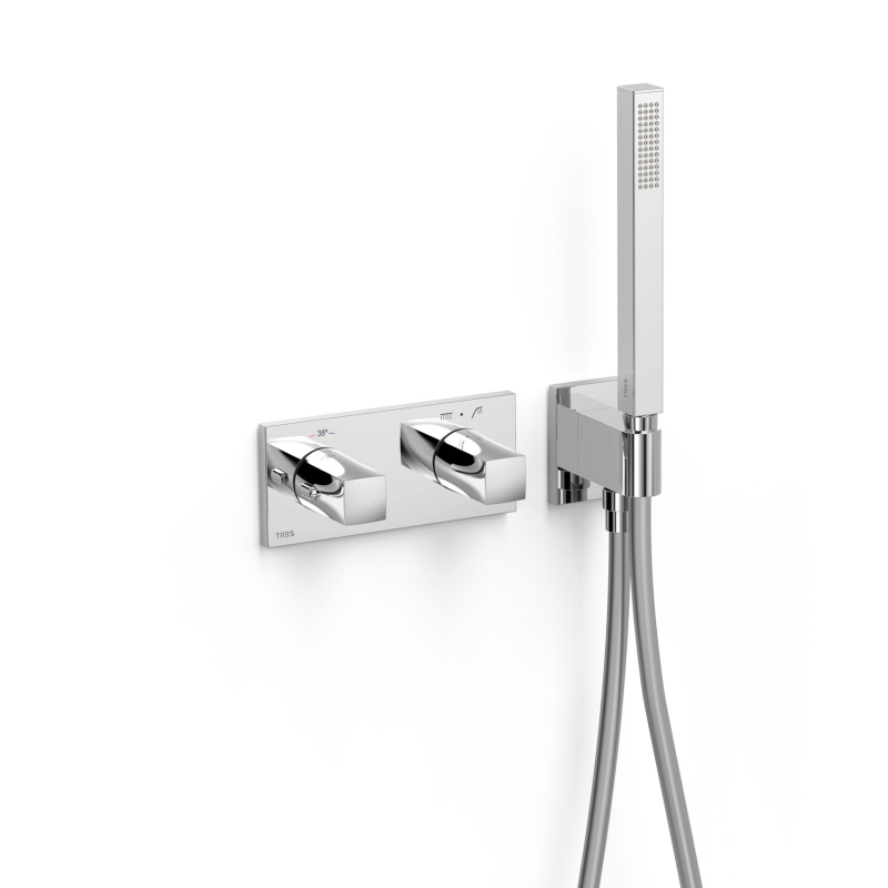 Bateria termostatyczna podtynkowa 2-drożna B-SYSTEM chrom TRES 30725201