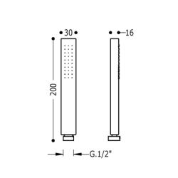 Słuchawka prysznicowa Prisma chrom TRES 29963108