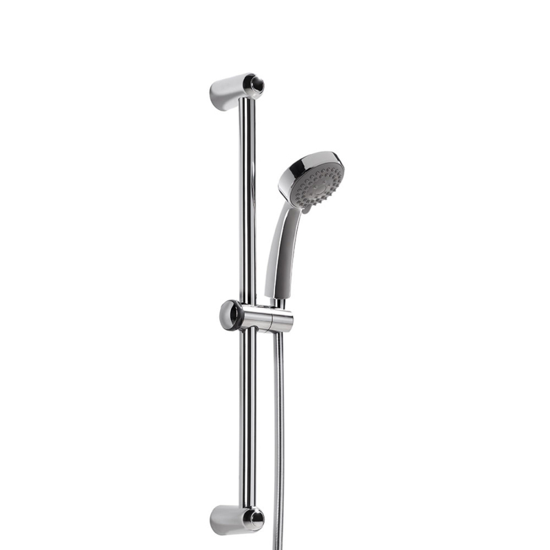 Zestaw drążek prysznicowy chrom TRES 143836