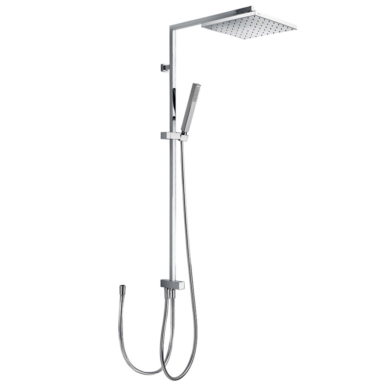 Zestaw prysznicowy przystosowany do każdej baterii chrom TRES 107476