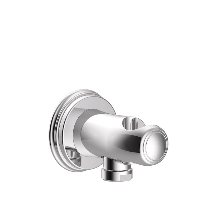 Uchwyt stały z przyłączem wody do słuchawki prysznicowej z wężem TRES CLASIC chrom TRES 24218201