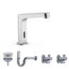 Zestaw baterii elektronicznej z systemem wstępnego mieszania do umywalki ELECTRONIC chrom TRES 39210399