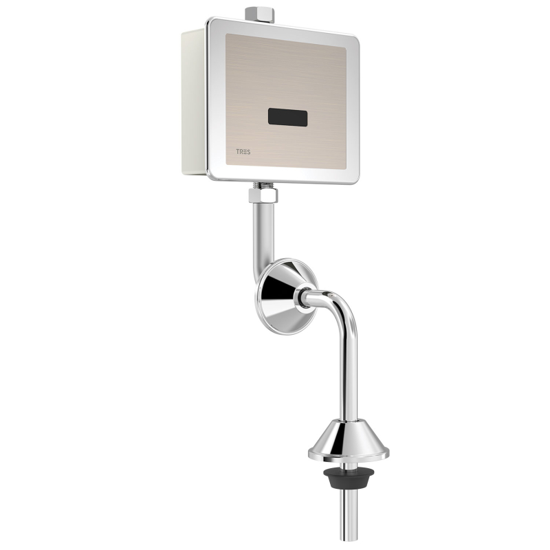 Bateria elektroniczna podtynkowa z czujnikiem do pisuaru- ELECTRONIC chrom TRES 1220704