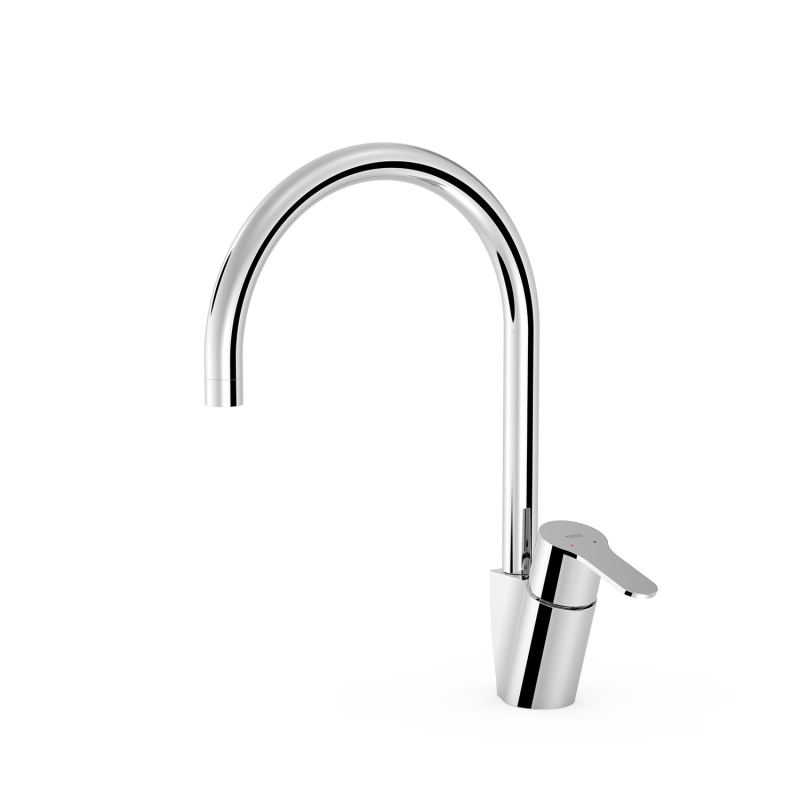 Bateria jednouchwytowa kuchenna chrom TRES 117440