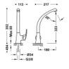 Bateria jednouchwytowa kuchenna chrom TRES 17044702