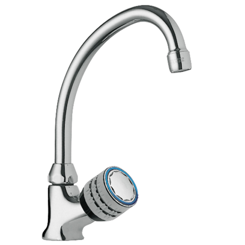 Bateria 1-drożna z pokrętłem bocznym do biura lub pralni chrom TRES 123306