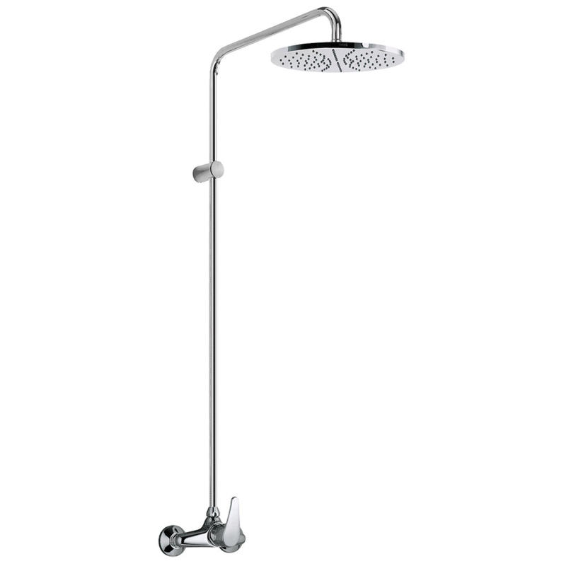 Zestaw baterii jednouchwytowej naściennej 1-drożnej ogrodowej lub basenowej- chrom TRES 7099501