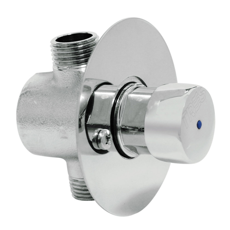 Bateria czasowa podtynkowa 1-drożna prysznicowa chrom TRES 112177