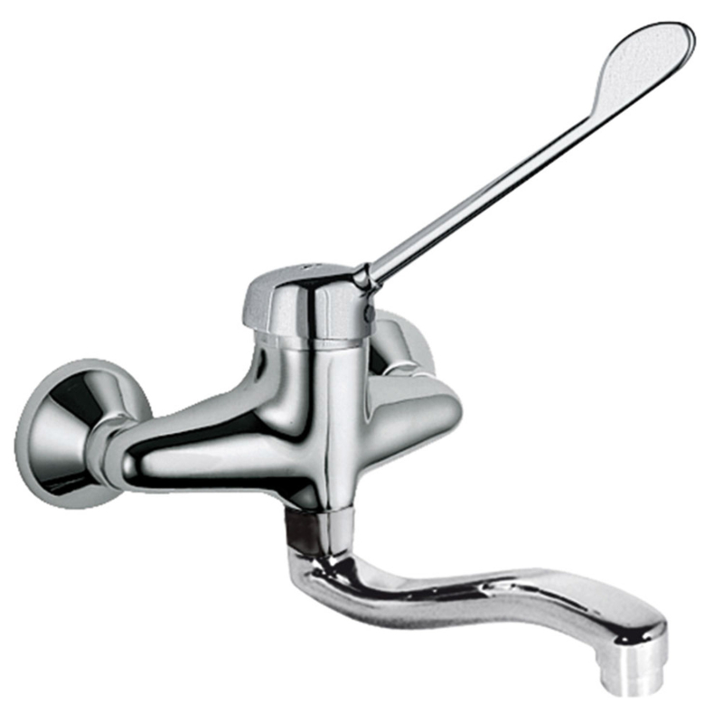 Bateria jednouchwytowa medyczna naścienna chrom TRES 17231811